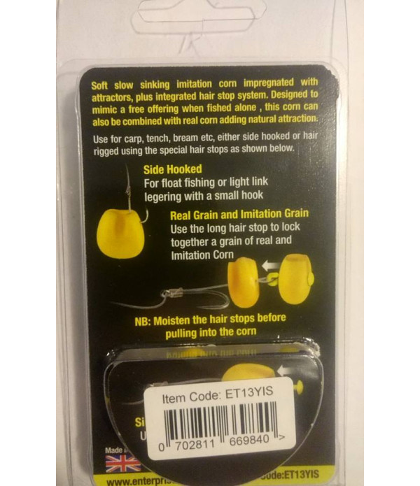  IMITATION SWEETCORN  YELLOW (SLOW SINKING) 