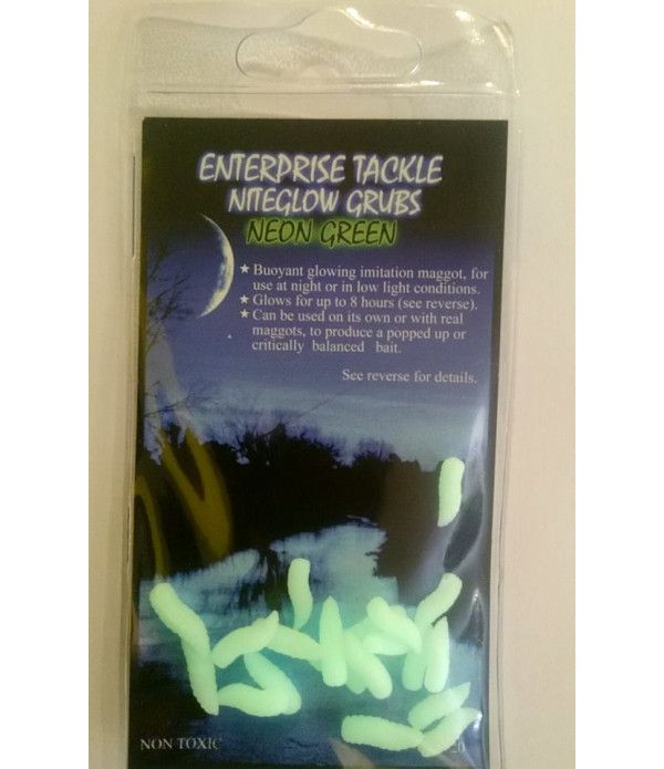 NITEGLOW GRUBS NEON GREEN 