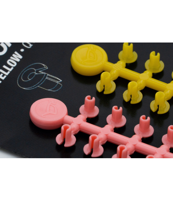 Floss Caps Pink/Yellow