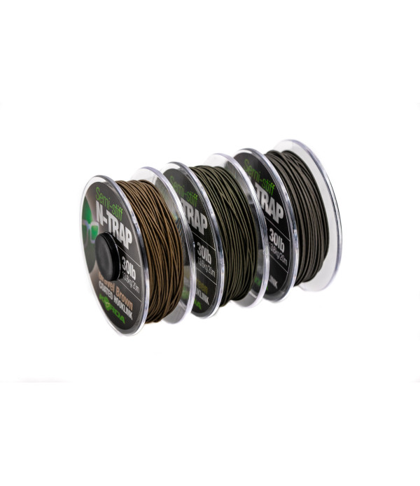N-Trap Semi Stiff Gravel Brown 30lb 20m