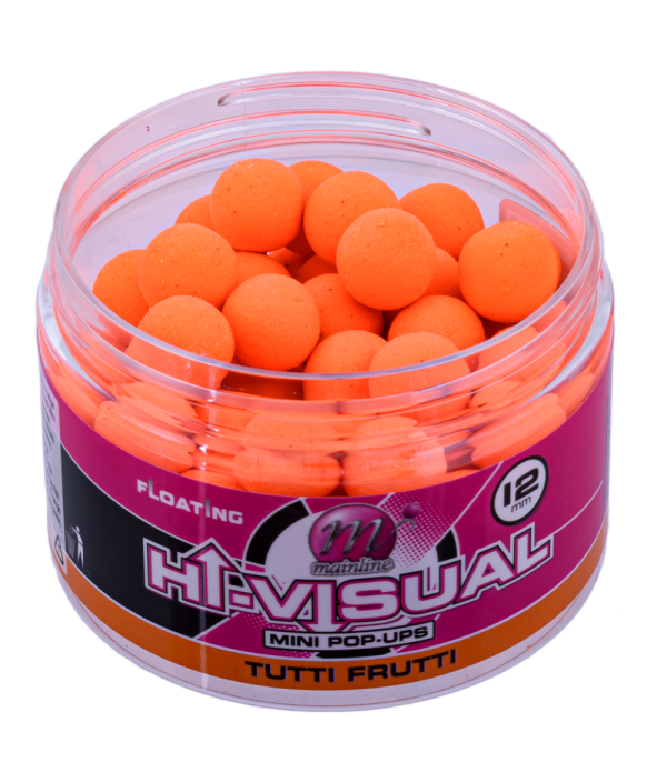 Hi Viz Pop Up Bright Orange Tutti Frutti 12mm