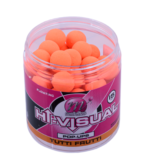 Hi Viz Pop Up Bright Orange Tutti Frutti 15mm