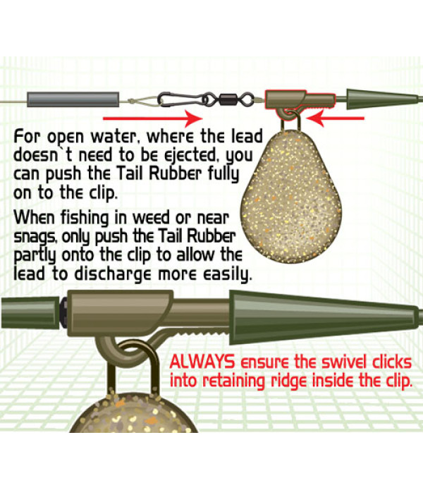 COVERT LEAD CLIPS GREEN (5)
