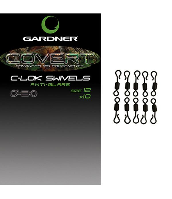 GARDNER COVERT C-LOK SWIVELS SIZE 12 ANTI GLARE