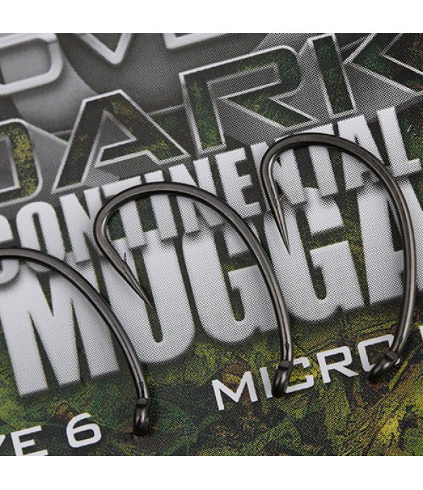 COVERT DARK CONTINENTAL-MUGGA HOOKS BARBED SIZE 4 (5)