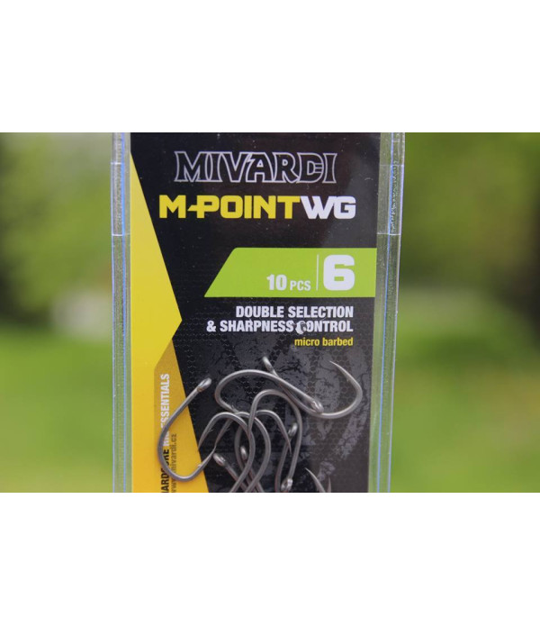 Mivardi Hooks M-Point WG - No. 6 barbless Sazan iğnesi.