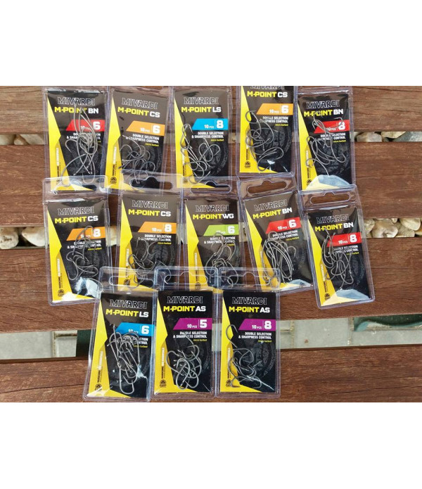 Mivardi Hooks M-Point CS - Sazan iğnesi. No. 8