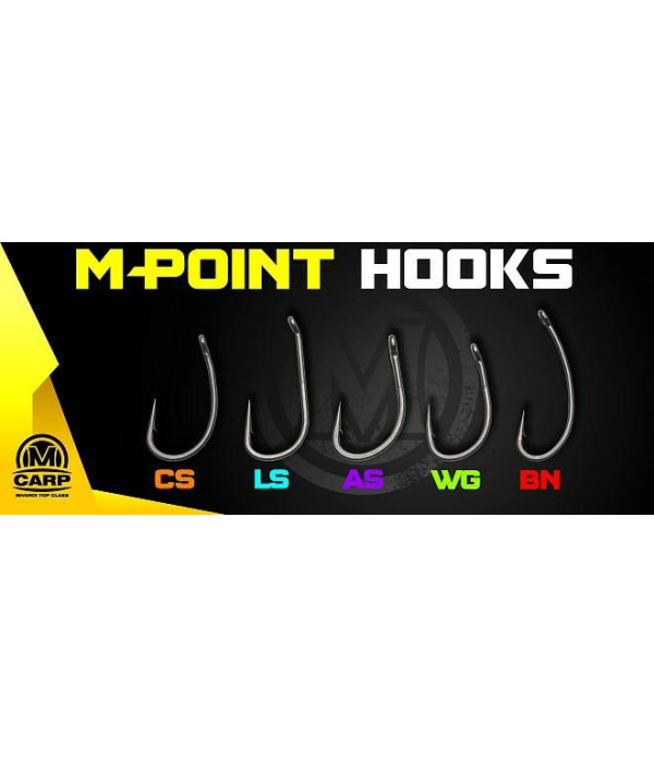 Mivardi Hooks M-Point WG -  Sazan iğnesi.No. 6