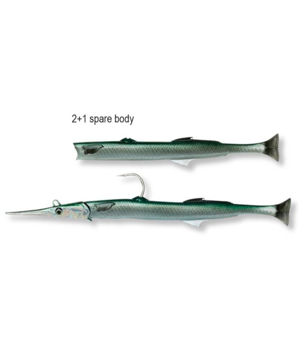 Needlefish Pulsetail 2+1 14cm 12g Green