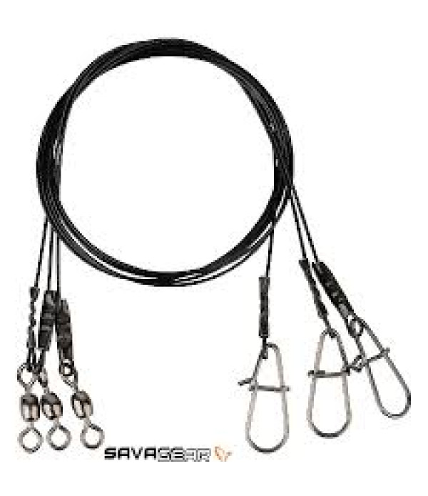 SG Black7 Trace 30cm 0.45mm 11kg Swivel/...