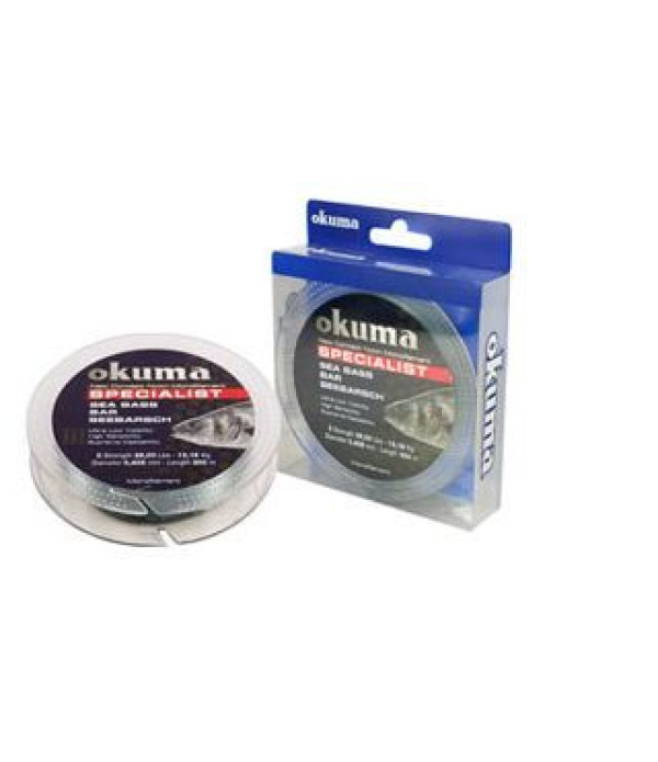 Okuma Seabass 300Mt 12,00lb 5,45kg 0,26mm  Moss Green
